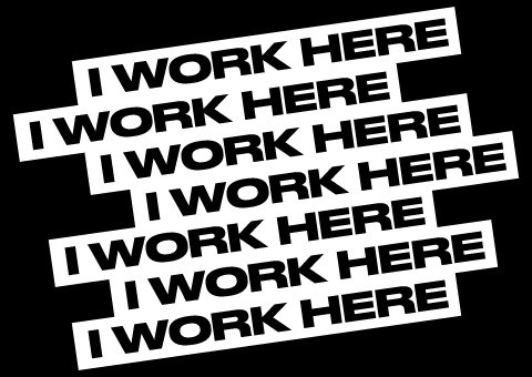 Placeholder image that says "I WORK HERE"