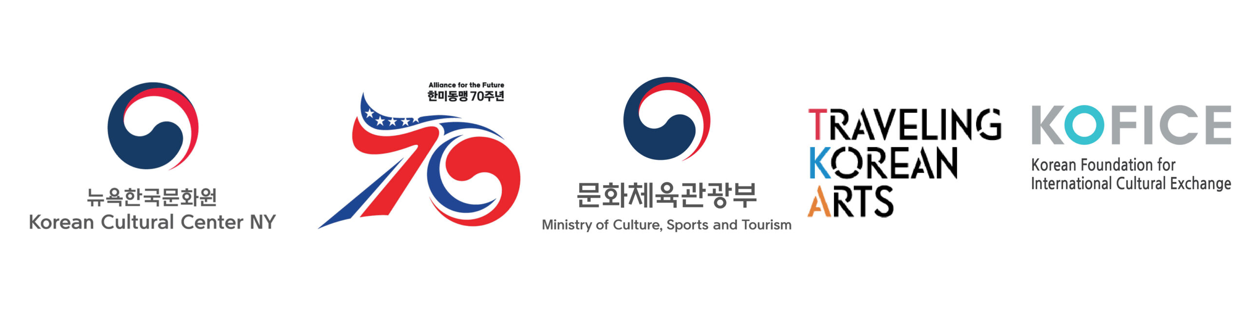 Korean Cultural Center NY to commemorate the 70th anniversary of the ROK-U.S. Alliance. Korean Ministry of Culture, Sports & Tourism. Traveling Korean Arts. KOFFICE Korean Foundation for Intercultural Exchange