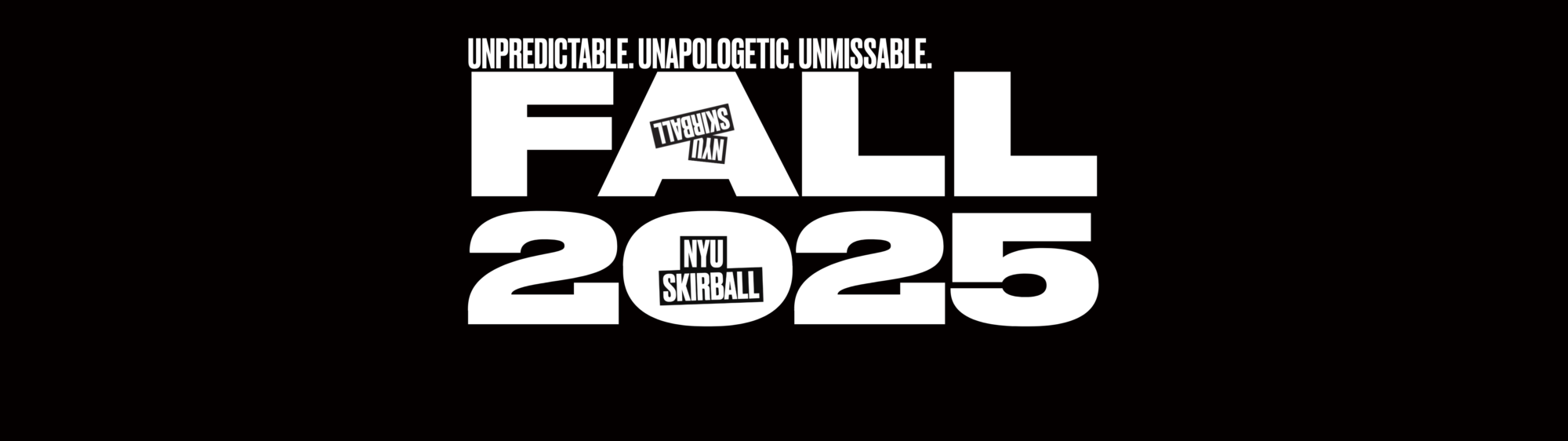 Fall 2025 Web Banner - unmissable