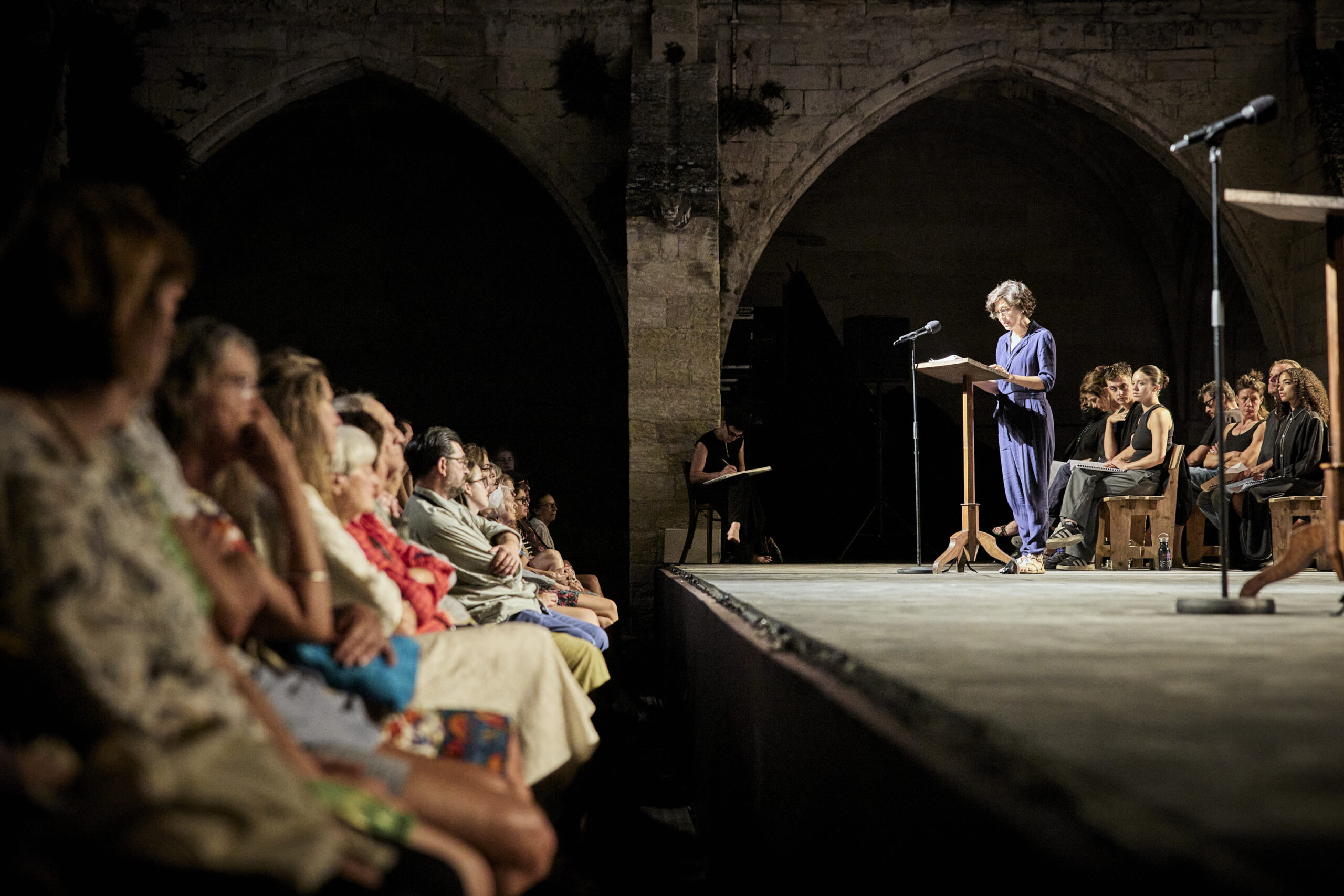 Le Procès Pelicot, Milo Rau et Servane Dècle, 2025 © Christophe Raynaud de Lage Festival d'Avignon (5)